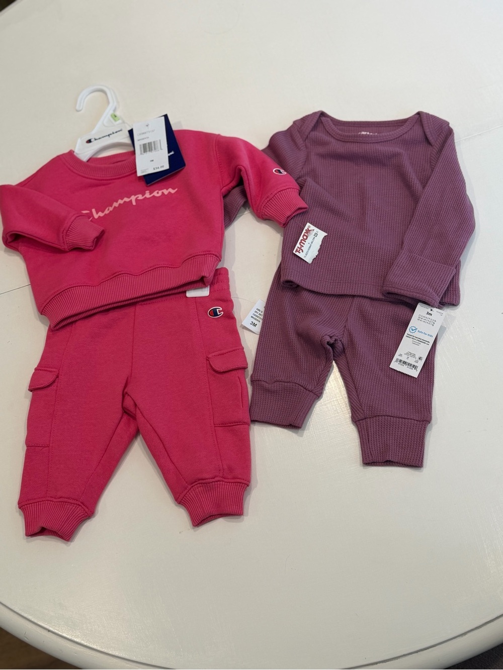 Champion Kids Sweatpants & Joggers Set - Hot Pink & Mauve